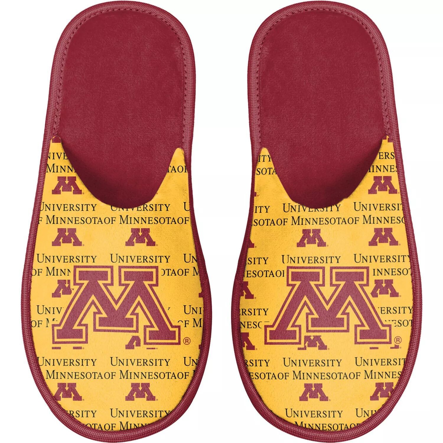 

Мужские шлепанцы с логотипом FOCO Minnesota Golden Gophers