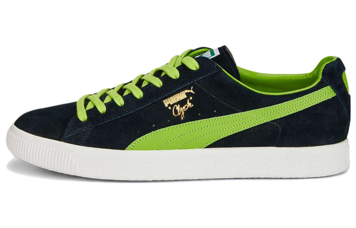 

Кроссовки Clyde MIJ Clydezilla Lime Smash Puma, цвет Marine Blue