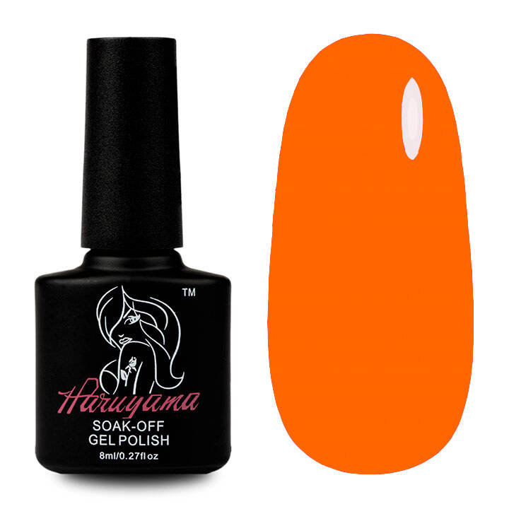 

Лак для ногтей Haruyana BI009 Orange Pumpkin Hybrid 8 мл Haruyama