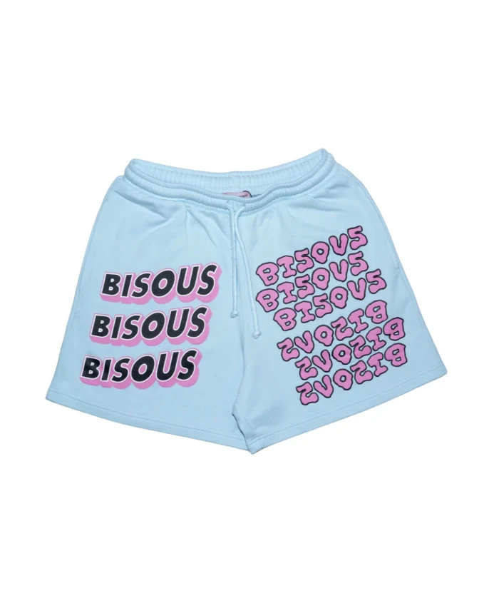 

Короткие шорты «Соновая слизь» Bisous Skateboards, синий