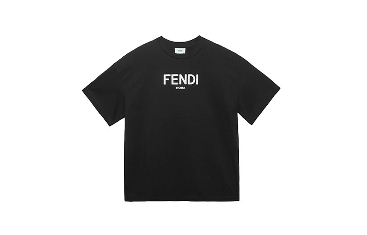 Детская футболка FENDI, черный — фото 3