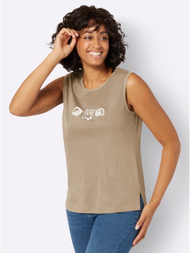 

WITT WEIDEN Бежевая футболка