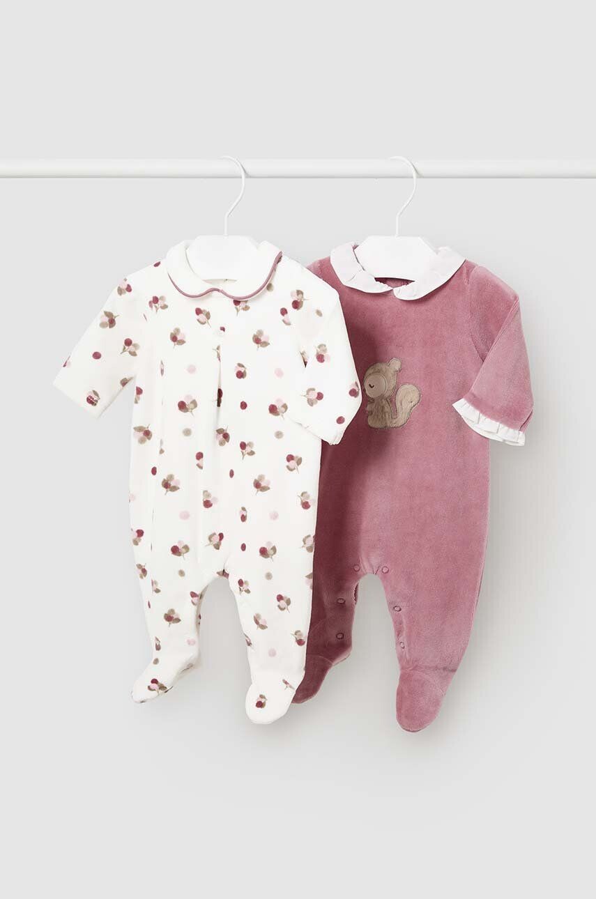 

Комбинезоны для новорожденных Mayoral Newborn, 2 шт, розовый