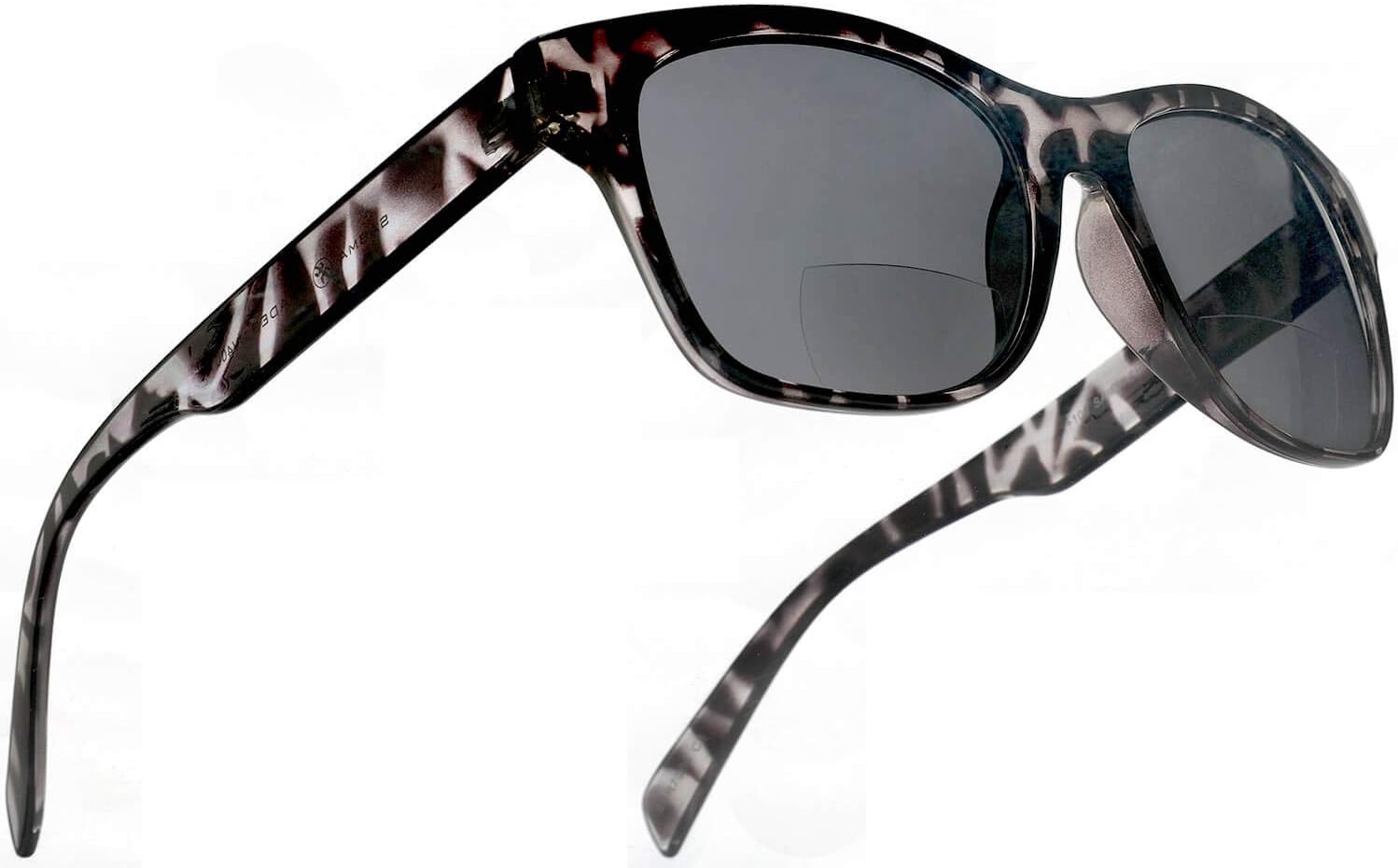 

Солнцезащитные очки SAMBA SHADES с бифокальными линзами и встроенными линзами для чтения, для мужчин и женщин, классическая черепаховая оправа, летние солнцезащитные очки, Gray