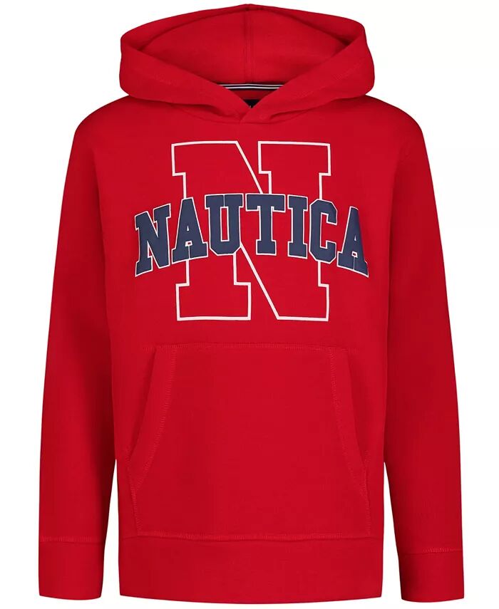 

Толстовка-пуловер Old School для малышей и маленьких мальчиков Nautica, красный