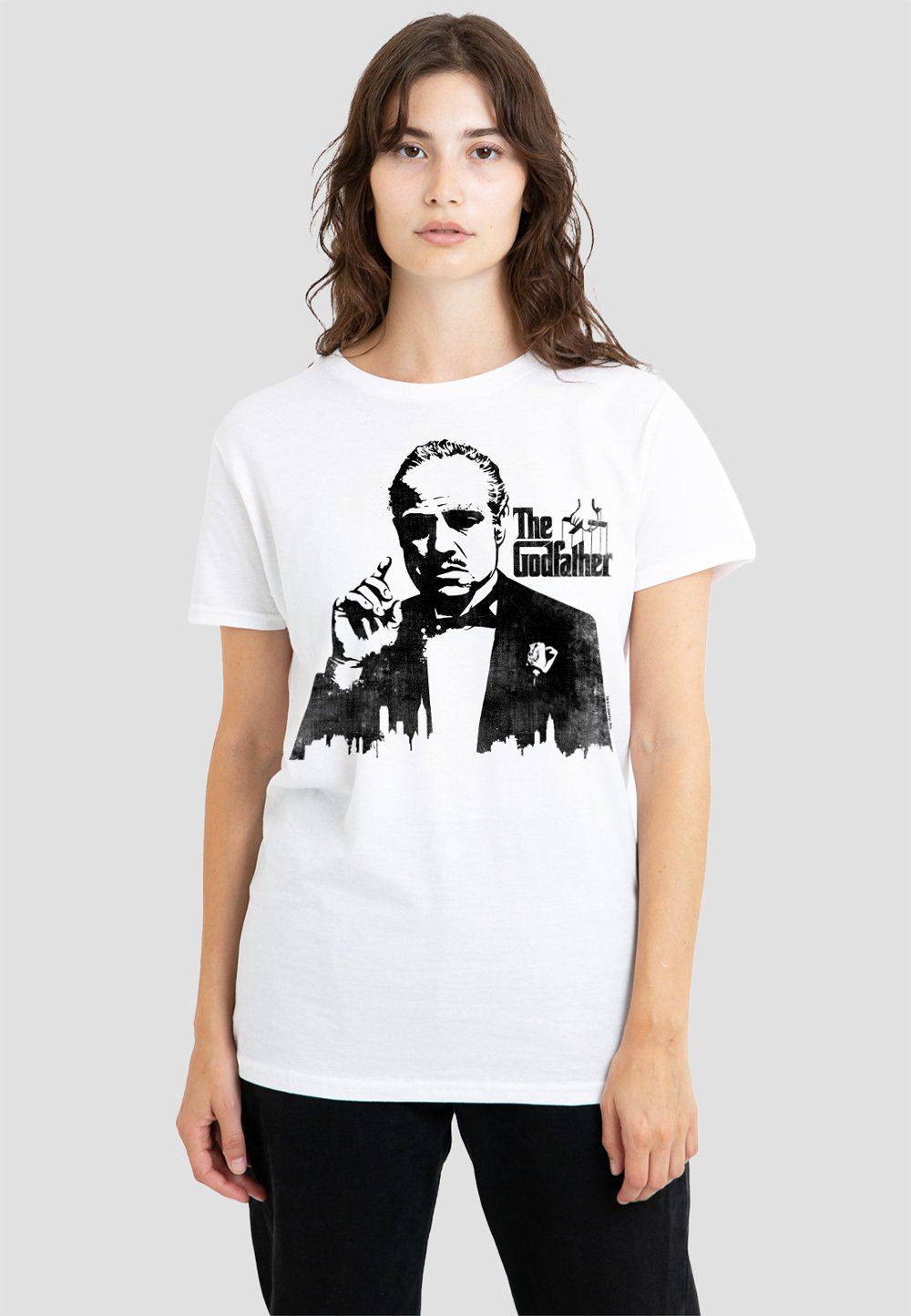 

Футболка с принтом GODFATHER SILHOUETTE Cotton Soul, белый