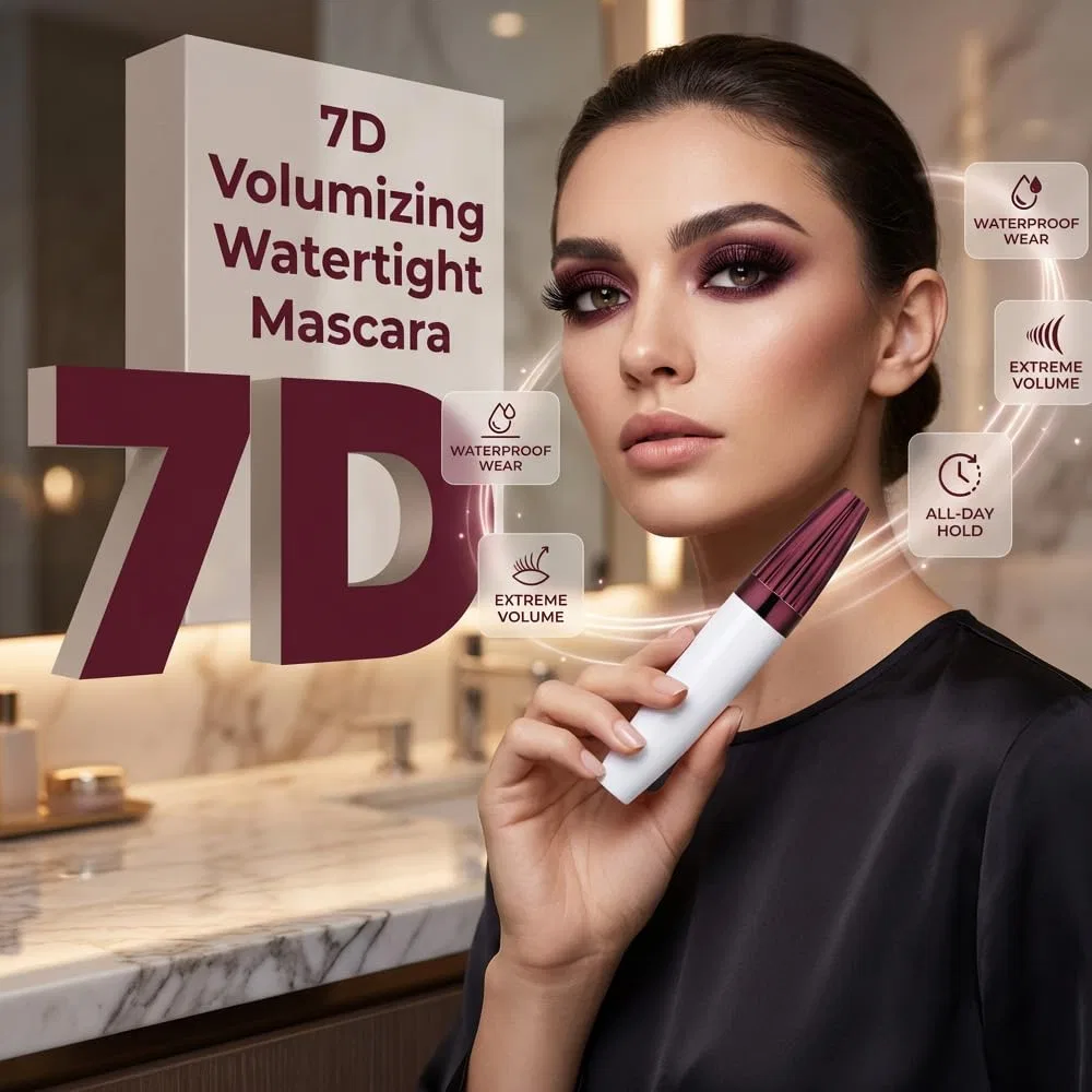 Водостойкая тушь для ресниц 7D Volume Mascara (2 шт.) Generisch, 2Pc — фото 3