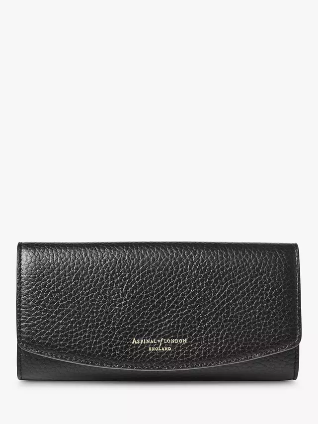 

Портмоне Aspinal of London Essential Pebble Leather, черный