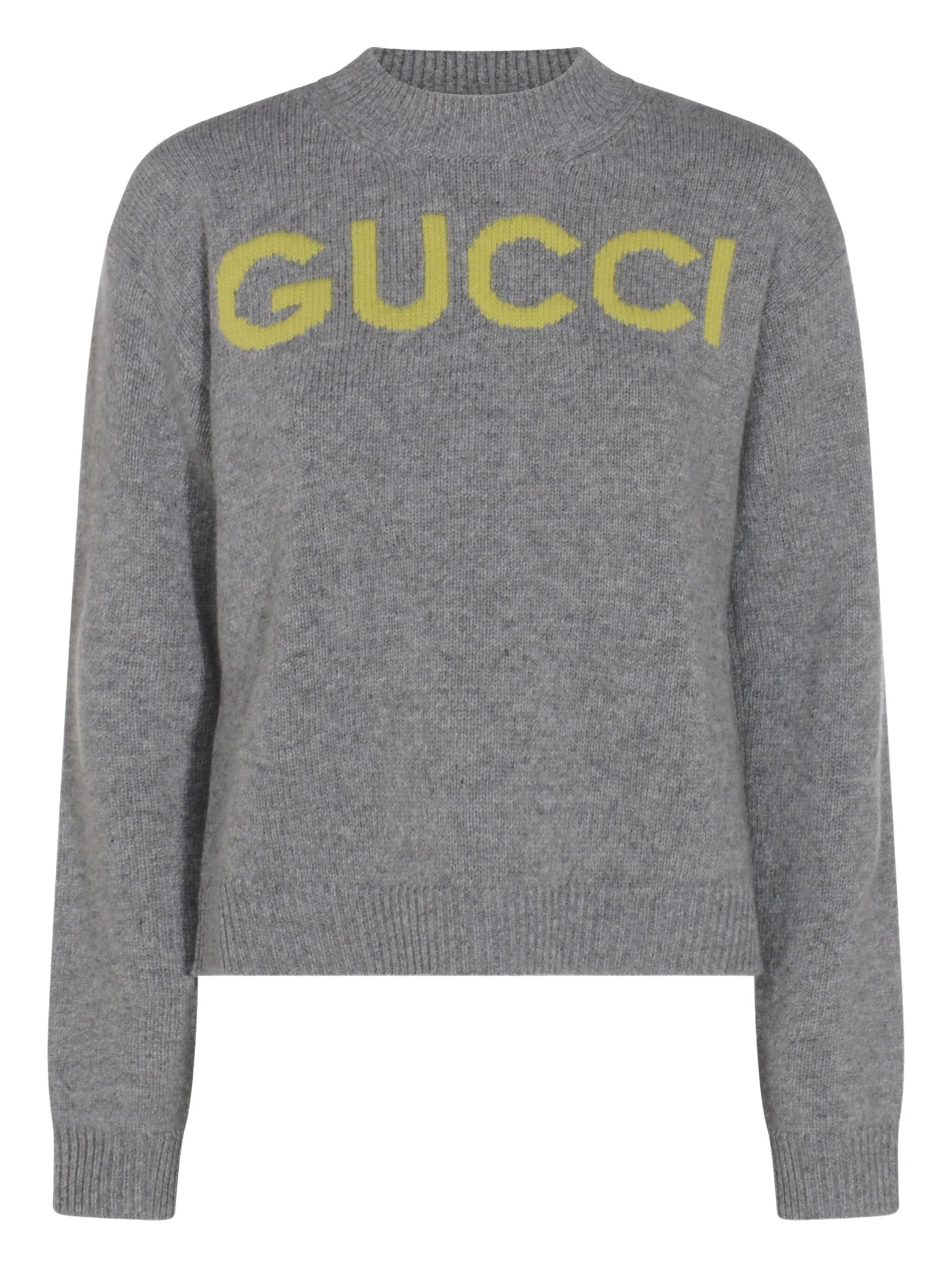 

Свитер с логотипом Gucci, серый