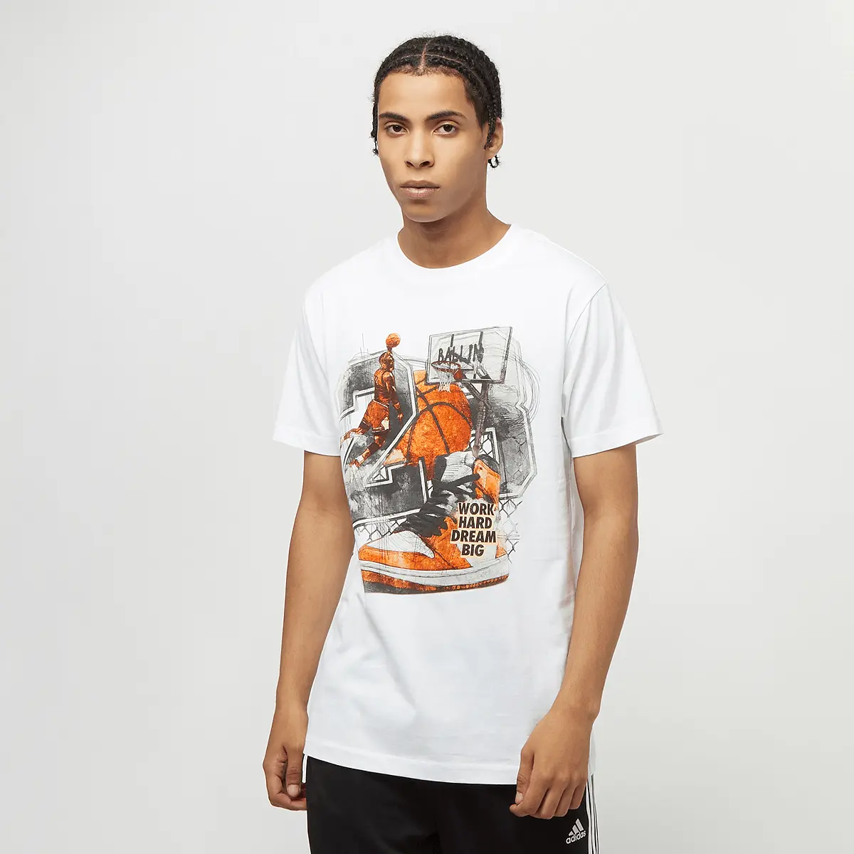 

Футболка Mister Tee Vintage Ballin Tee, белый/разноцветный