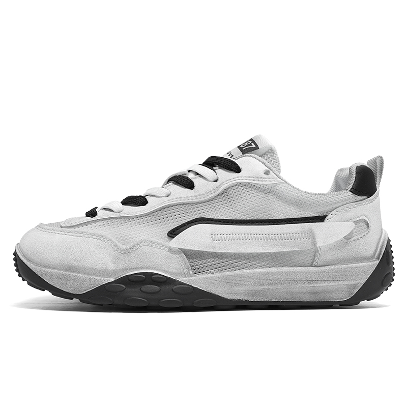 

Скользоустойчивые повседневные низкие кроссовки Men's RBV, черный серый