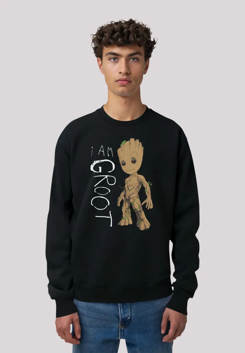 

Толстовка F4NT4STIC "Marvel Guardians of the Galaxy I am Groot", премиум качество, черный