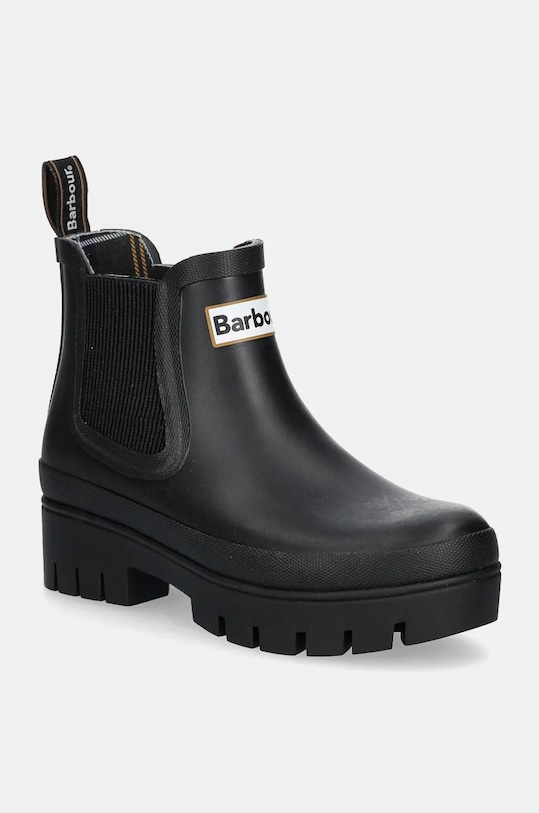 Женские резиновые ботинки Barbour Halton челси, черный