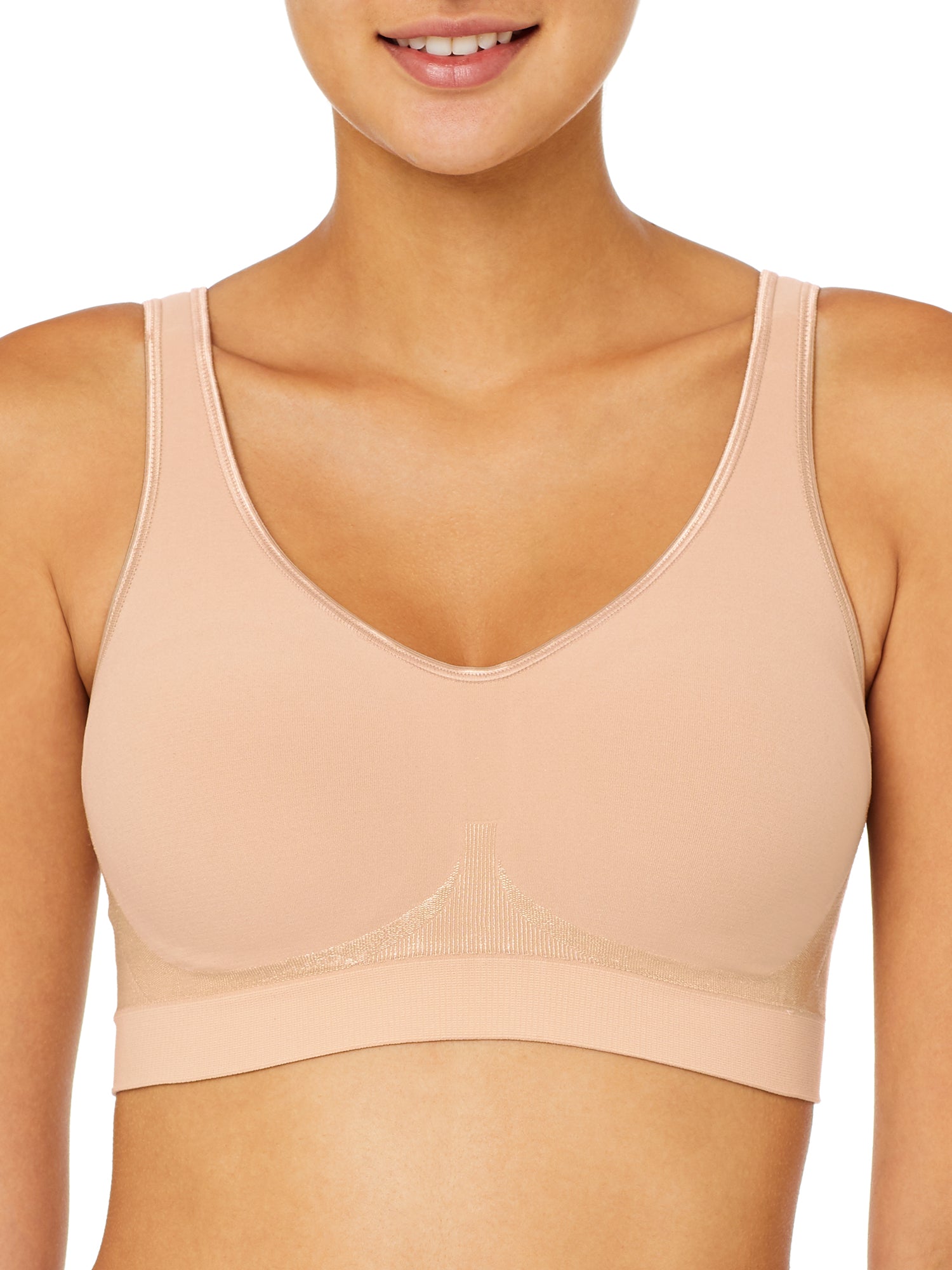 

Балийский женский бюстгальтер Comfort Revolution Smart Sizes Bralette Bali, цвет nude