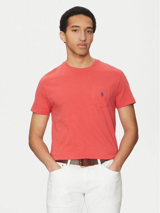 

Футболка обычного кроя 710704248001 Polo Ralph Lauren, красный