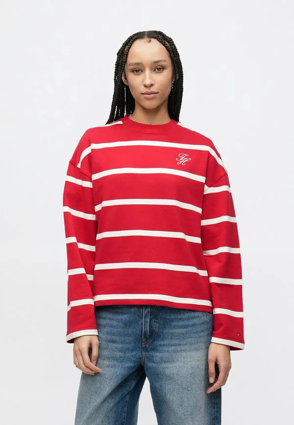 

Толстовка с круглым вырезом и вышитым логотипом Tommy Hilfiger, Primary Red/Calico, Красный, Толстовка с круглым вырезом и вышитым логотипом Tommy Hilfiger, Primary Red/Calico