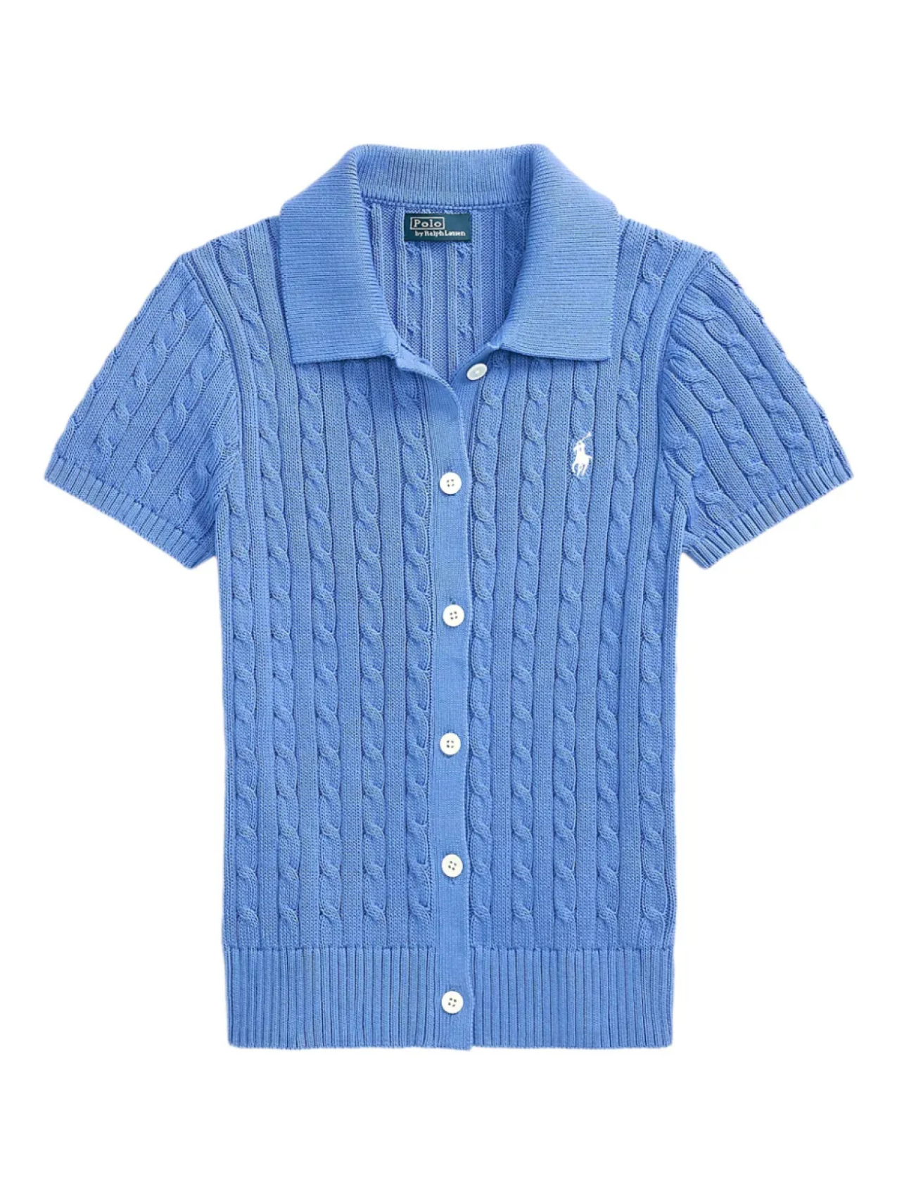 

Polo Ralph Lauren кардиган фактурной вязки, синий