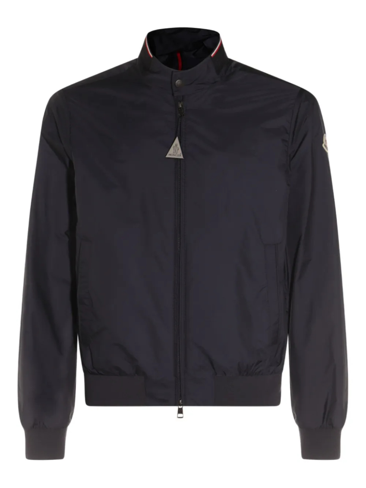 

Куртка-бомбер с нашивкой-логотипом Moncler, синий