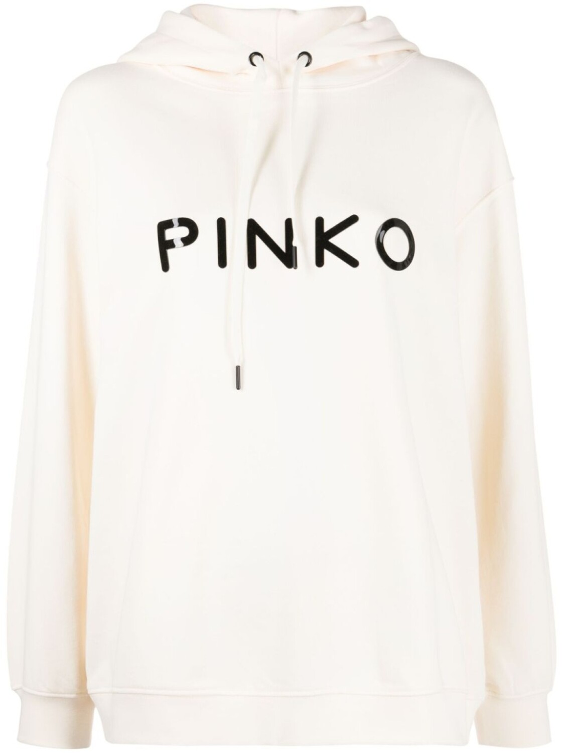 

PINKO худи с тисненым логотипом, розовый