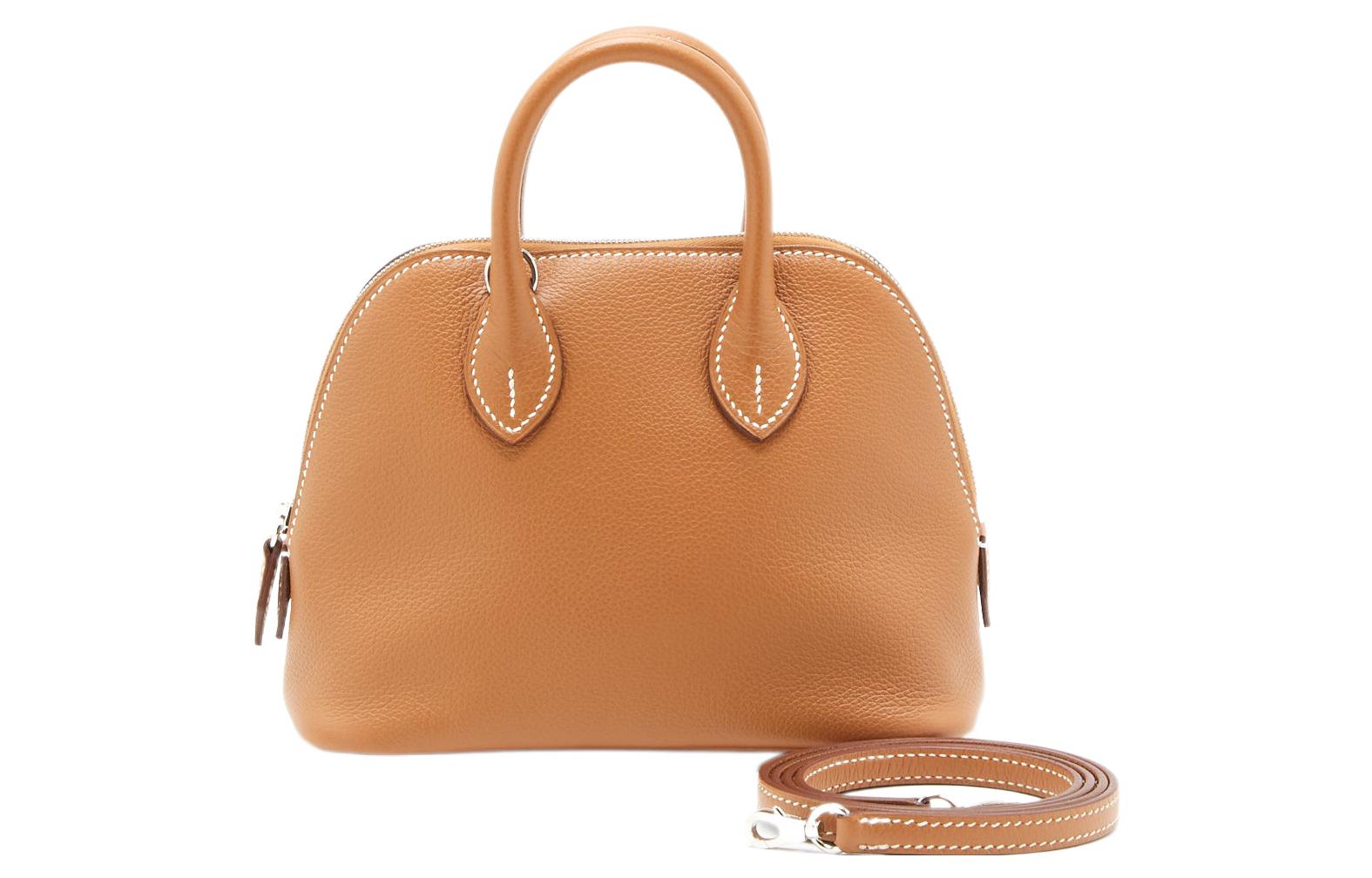 

Болид Эверколор Кальфскин Боулинг Сумка, Плечевая Сумка, Кроссбоди, Мини Женская Сумка Золотой HERMES