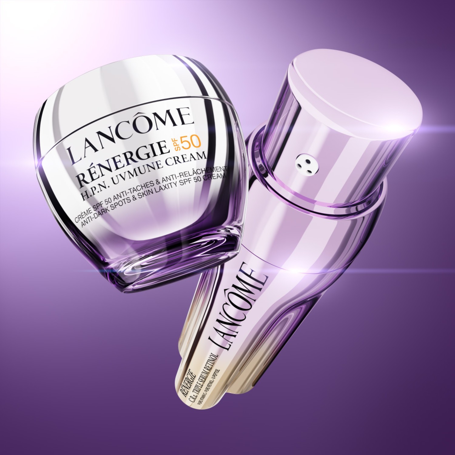 Крем для лица SPF50 LANCÔME Rénergie h.p.n. uvmune cream Lancome, объем - recharge — фото 2