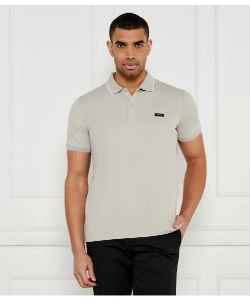 

Футболка поло Regular fit Calvin Klein, бежевый