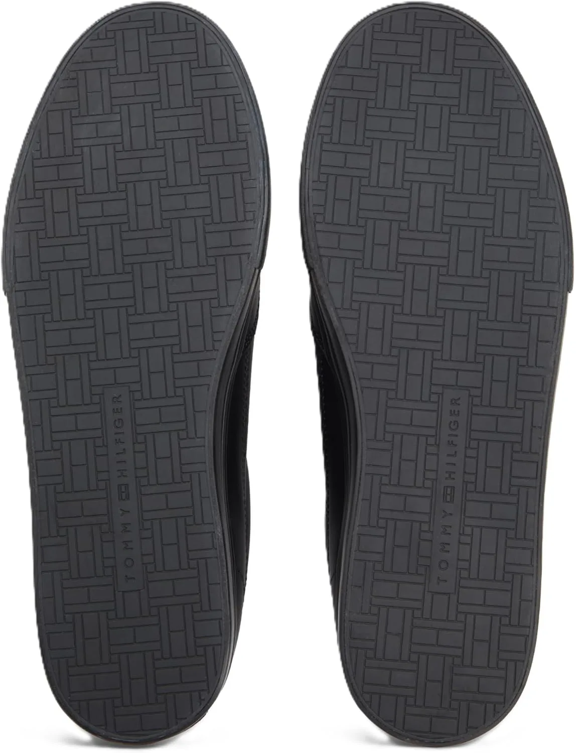 Мужские низкие кеды Tommy Hilfiger Vulc Core RWB с длинными шнурками LTH Fm0fm05814, черный — фото 4