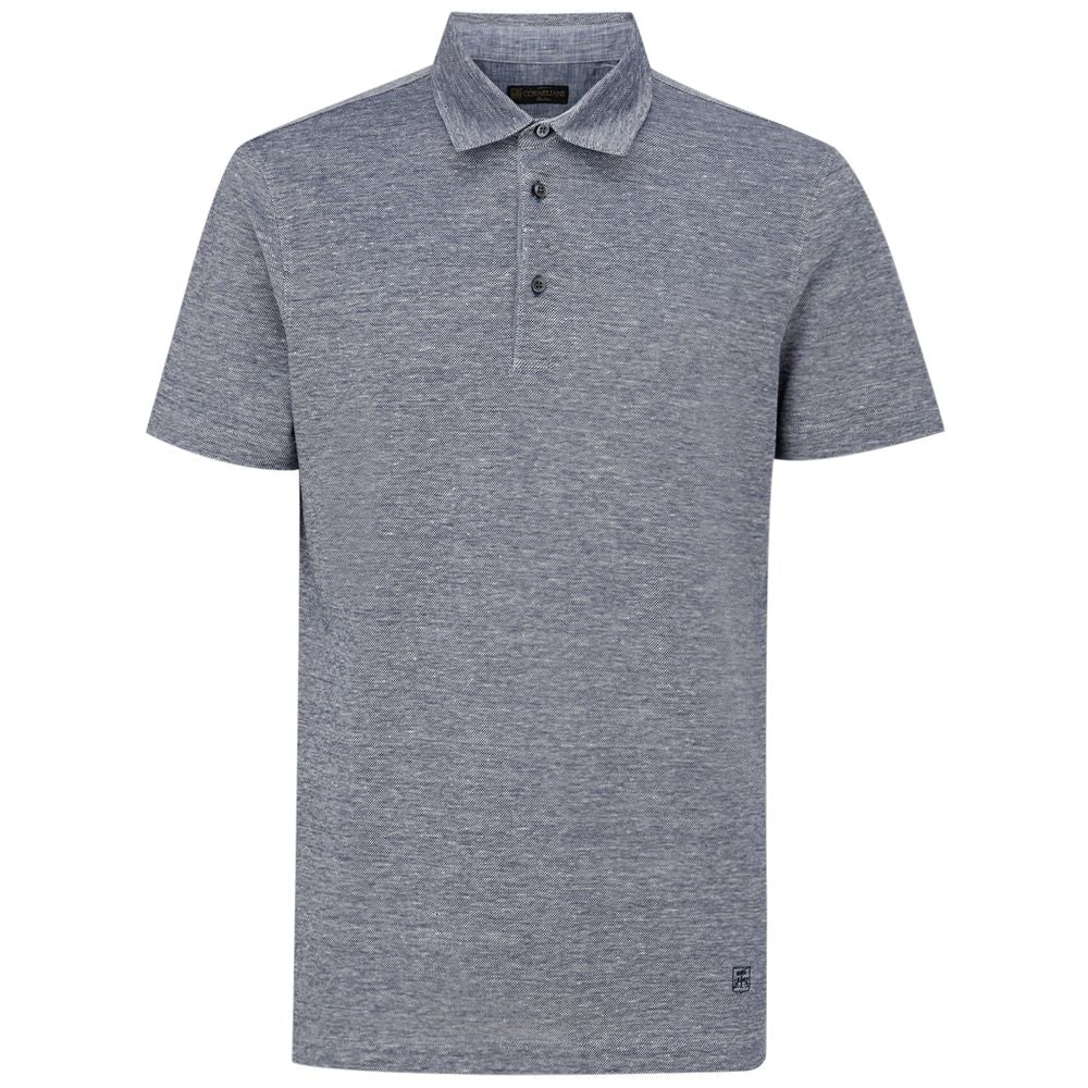 

Мужская рубашка-поло Corneliani Linen, серый