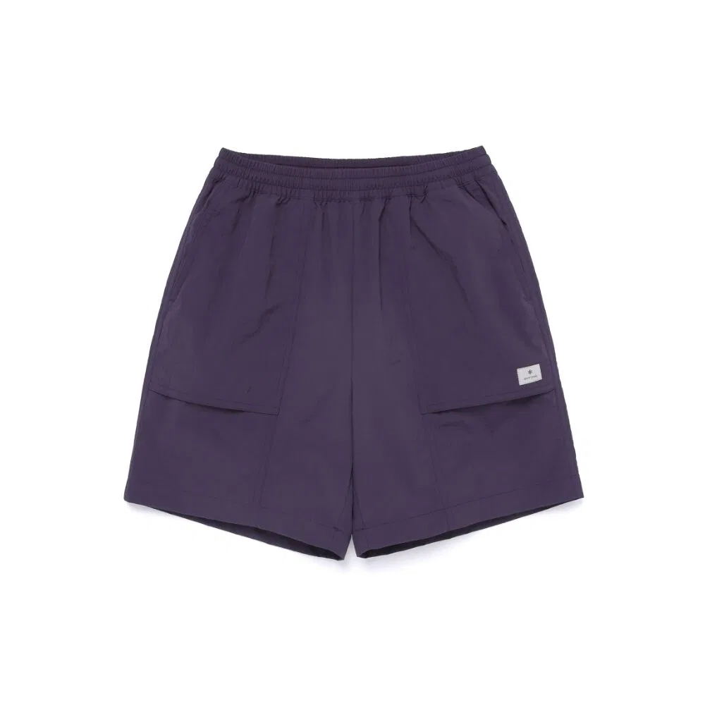 Детские таслановые шорты фиолетовые от Snowpeak Apparel Kids — фото 2