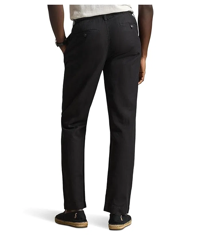 Брюки классические Bedford из льна и хлопка Polo Ralph Lauren, Polo Black — фото 3