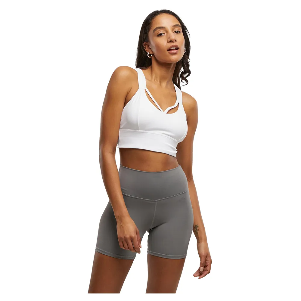 

Спортивный бюстгальтер Urban Classics Crossed sports bra, белый