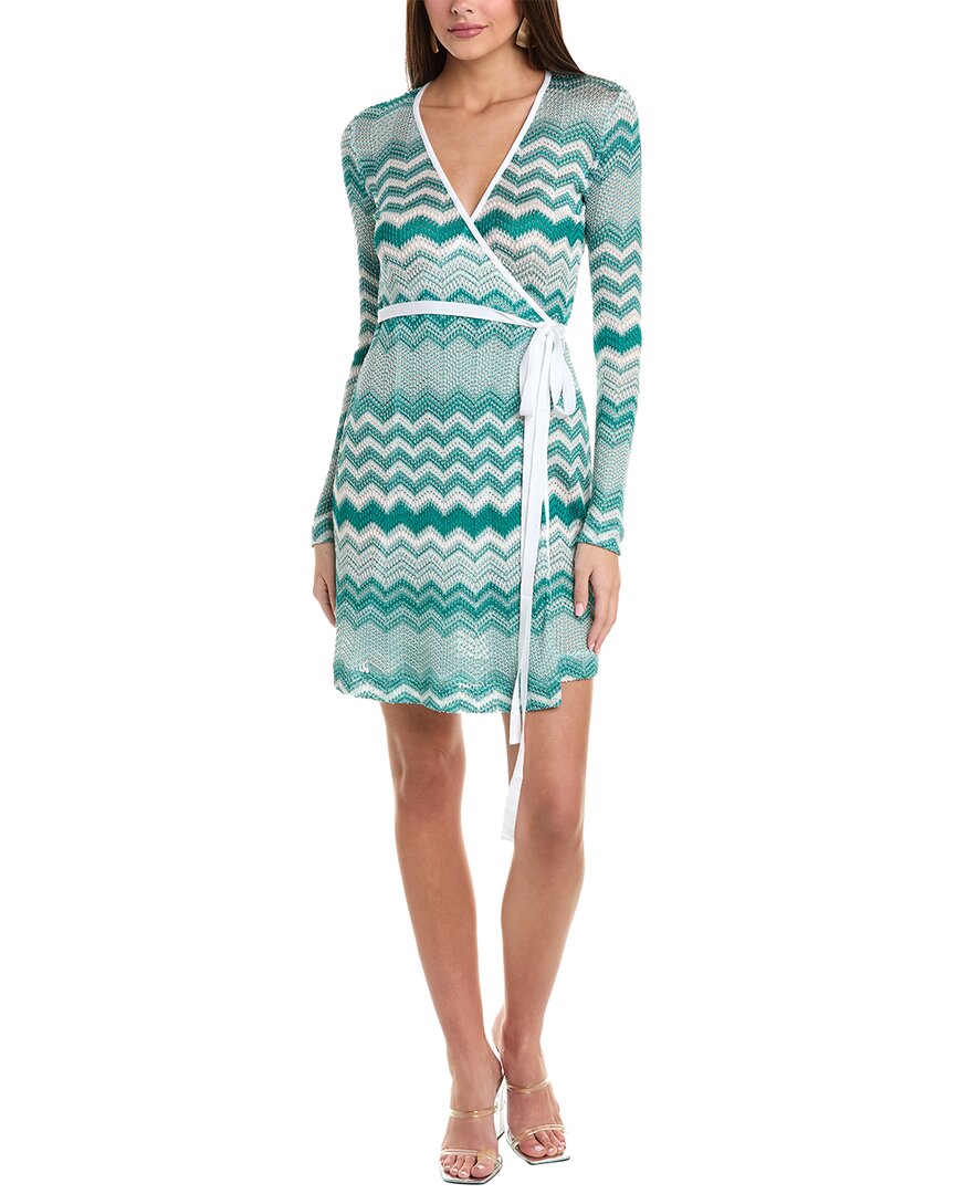 

Трикотажное платье-халат M Missoni, зеленый