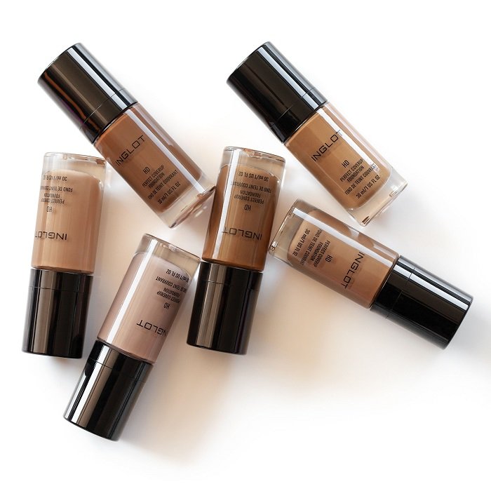 Inglot, HD Perfect Coverup, тональный крем для лица 76 (MW) — фото 3