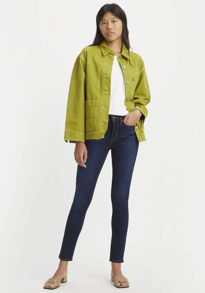 Джинсы Levi's узкого кроя "311 Shaping Skinny", модель с 5 карманами, цвет Dark Indigo — фото 4