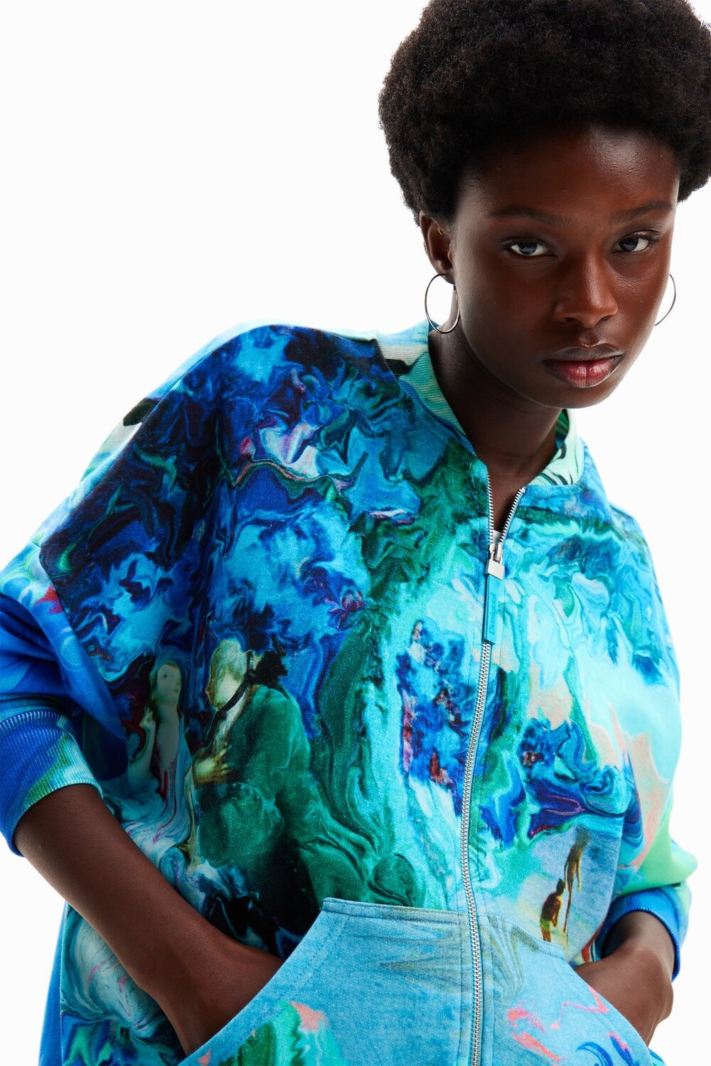 

Толстовка JOURS DE SOLEIL Desigual, синий