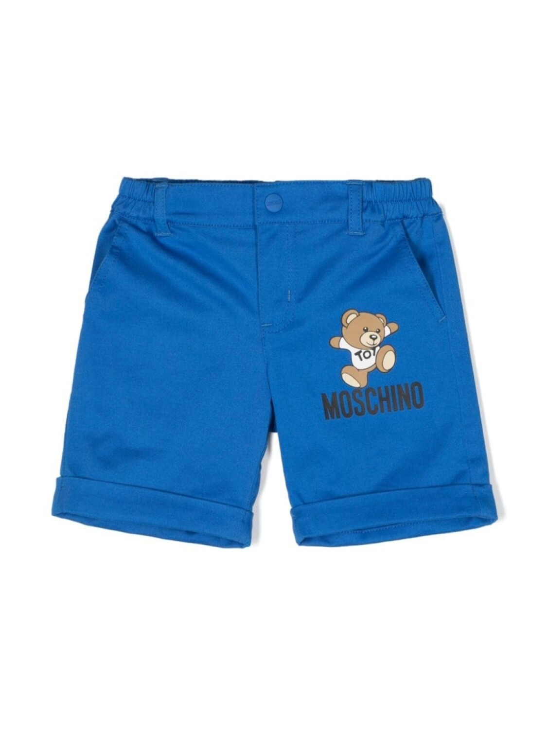 

Moschino Kids шорты с принтом Teddy Bear, синий