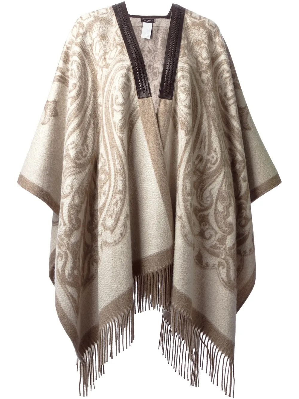 

Накидка с узором ETRO, нейтральный
