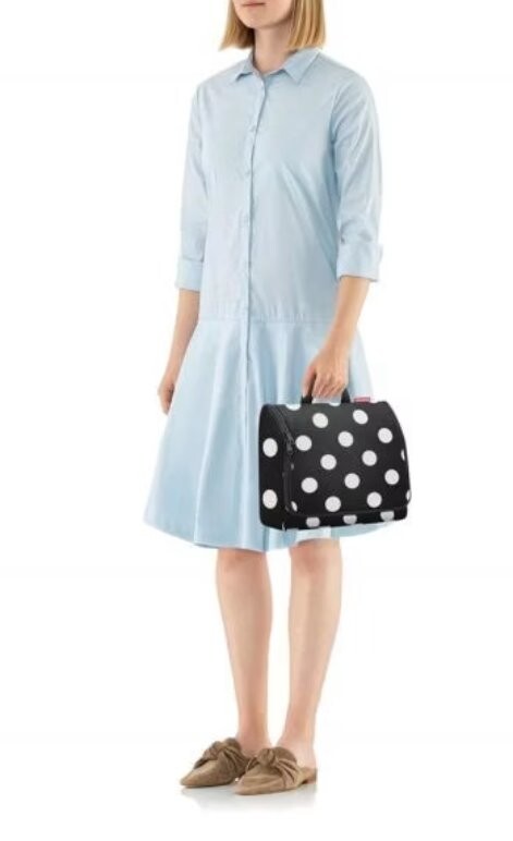 Туалетная сумка XL Dots White Reisenthel дорожная косметичка — фото 3