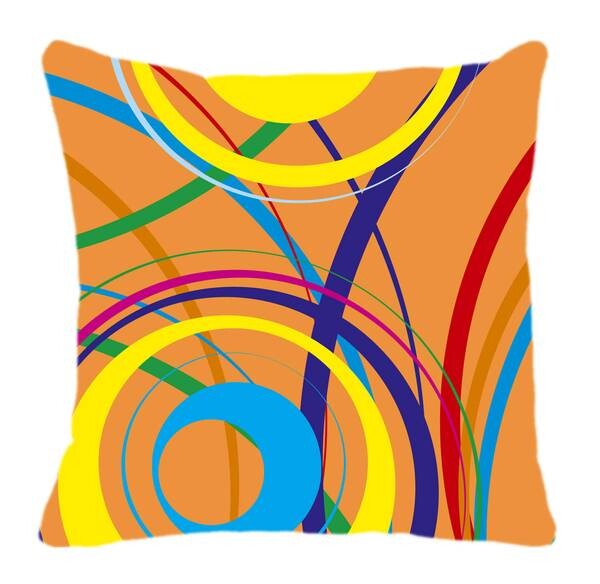 

Подушка с цифровой печатью Ideallux, 40x5x40 см, многоцветный