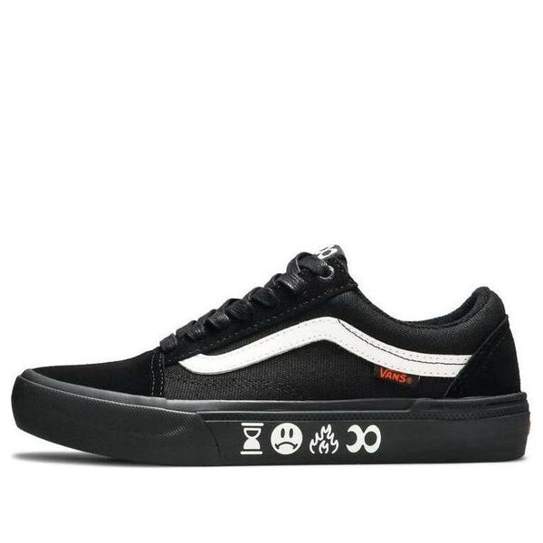 

Кроссовки cult x old skool pro bmx 'black' Vans, черный