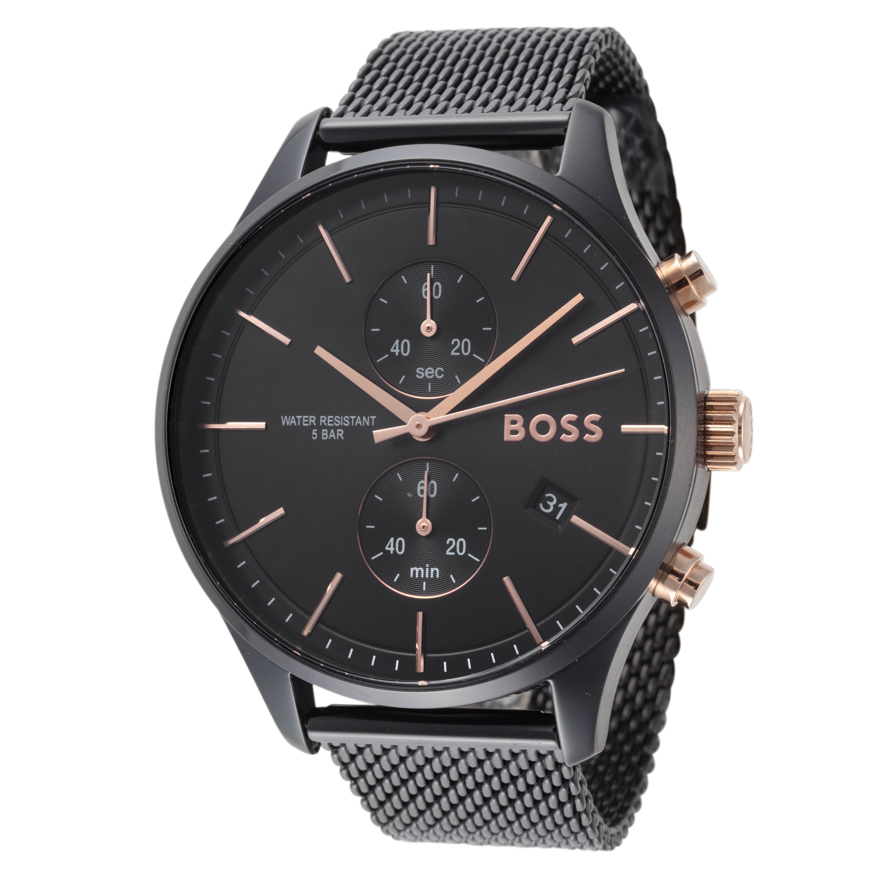 

Мужские кварцевые часы Hugo Boss Associate 42 мм, черный