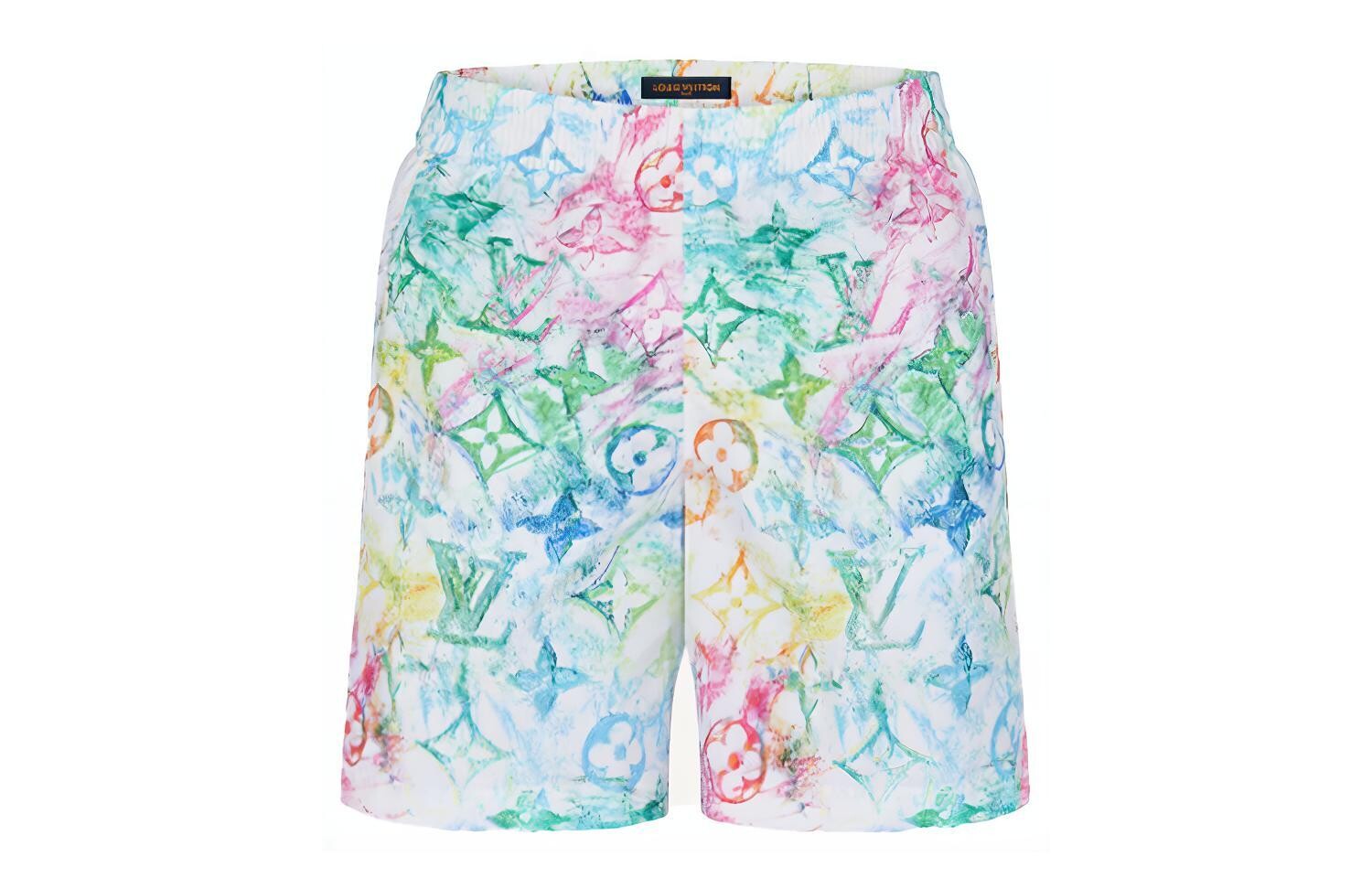 

Новые квартальные продукты LV Casual Shorts Men Multicolor Louis Vuitton, цвет Multicolor