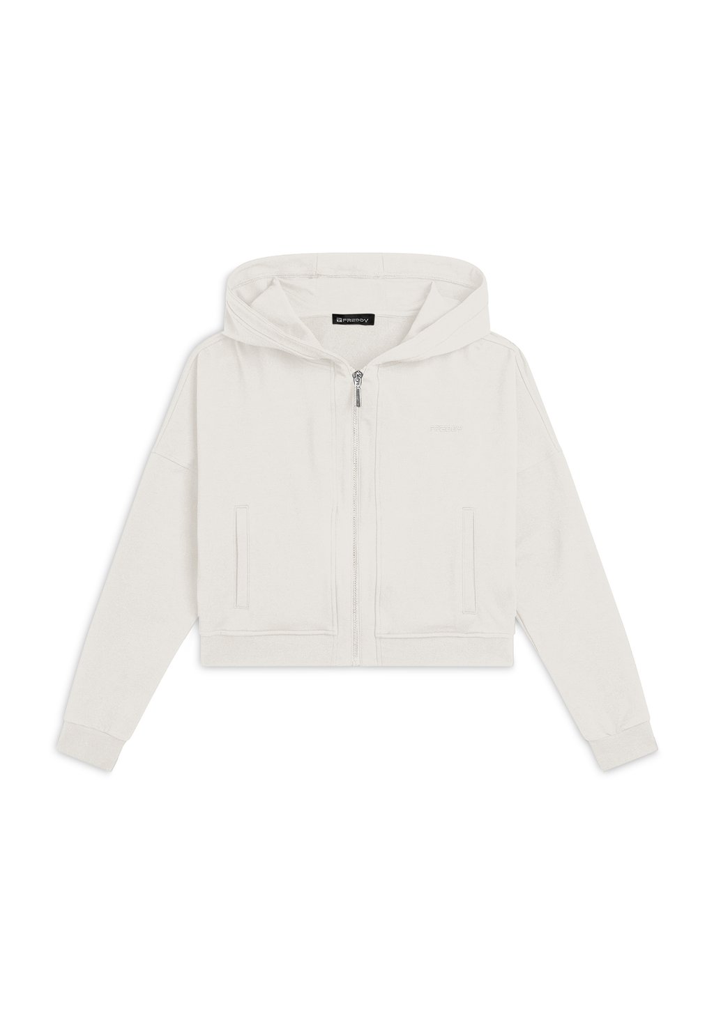 

Толстовка на молнии COMFORT FIT CON CAPPUCCIO Freddy, слоновая кость