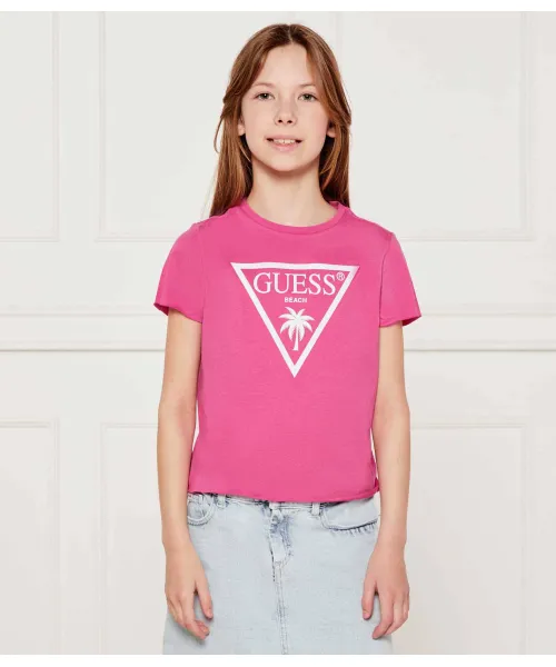 

Футболка Regular fit Guess, розовый