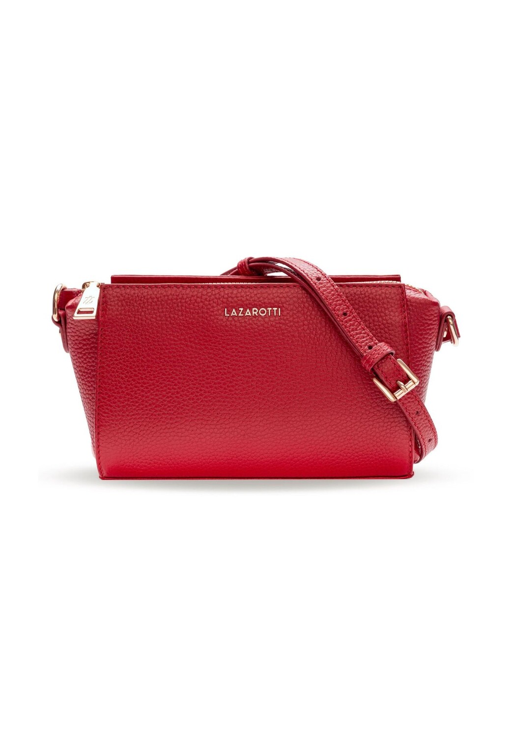 

Сумка через плечо Bologna Leather 20 см LAZAROTTI, красный