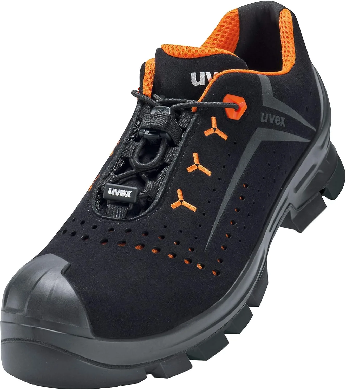 Защитные ботинки Uvex 2 Vibram S1 - мужские и женские - W10 (узкие), черный