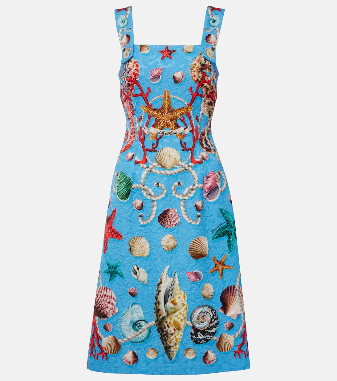 

Мини-платье капри с принтом Dolce&Gabbana, Cavallucci Marini Fondo