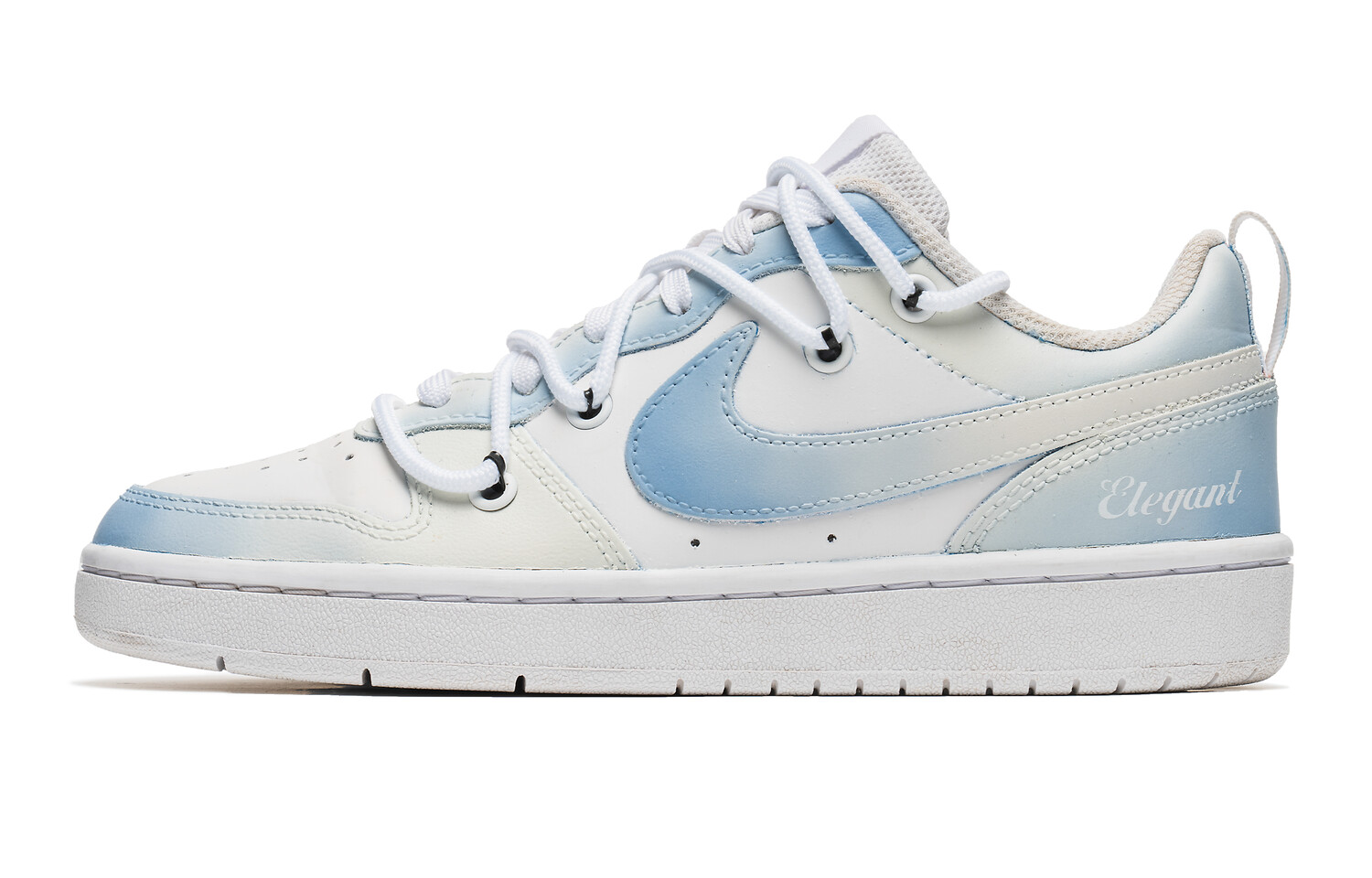 

Кроссовки Nike Court Borough Series Skateboard Shoes Women's Low-Top Blue