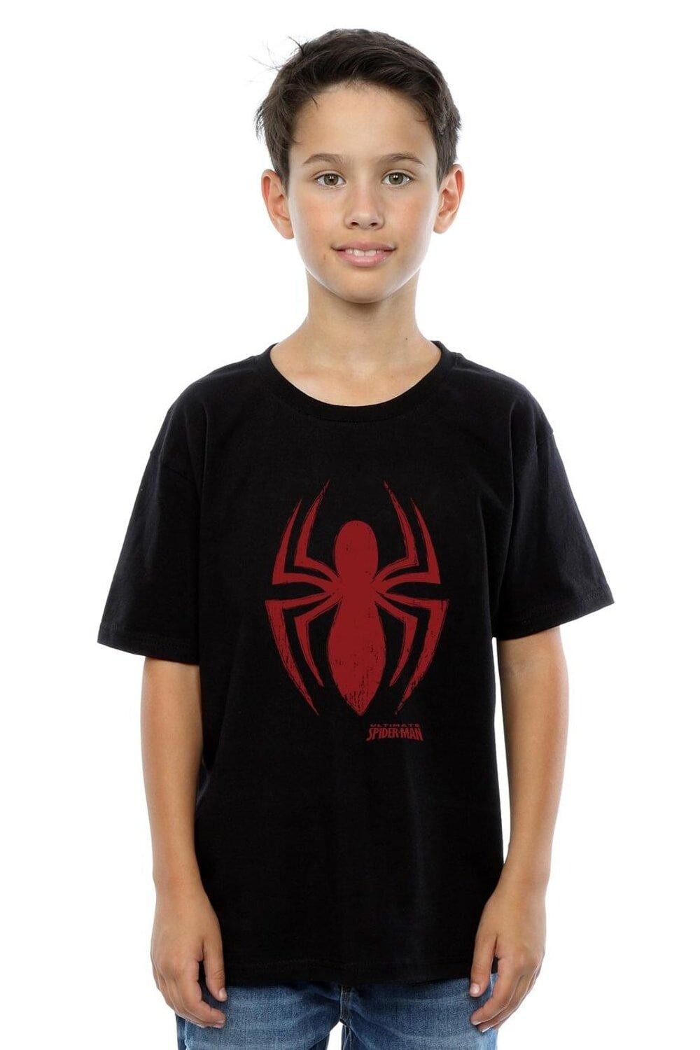 

Футболка с логотипом «Человека-паука» Marvel, черный