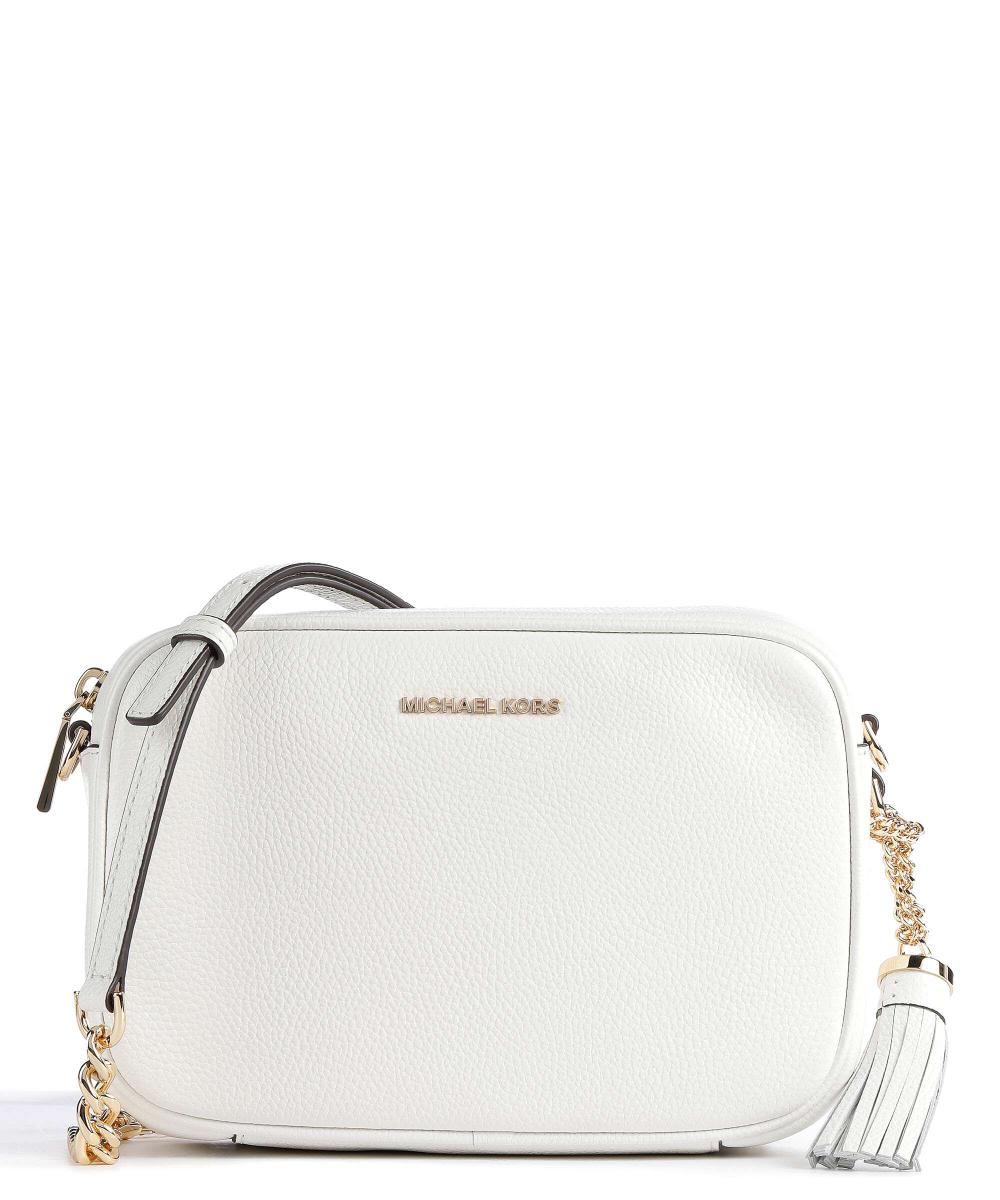 

Сумка через плечо Jet set из зернистой коровьей кожи Michael Kors, белый